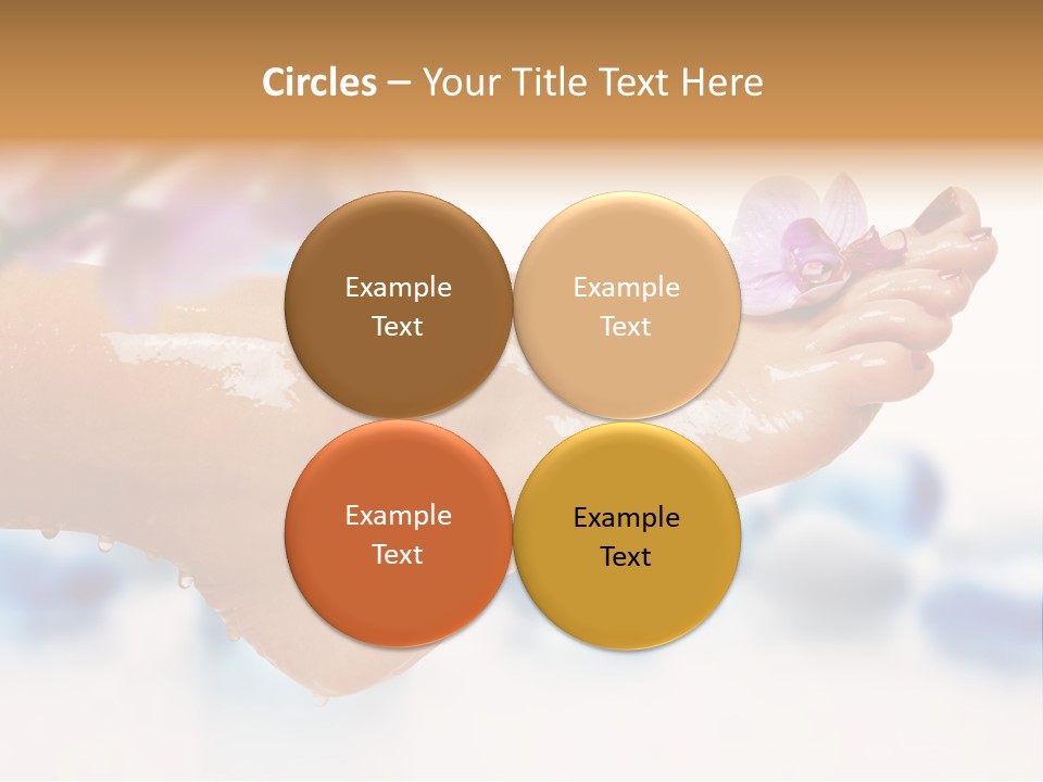 Aromatherapy Peeling Chiropody PowerPoint Template