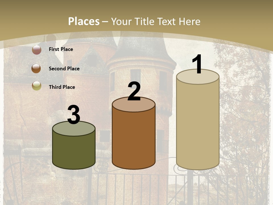 Landmark Fortress Fort PowerPoint Template