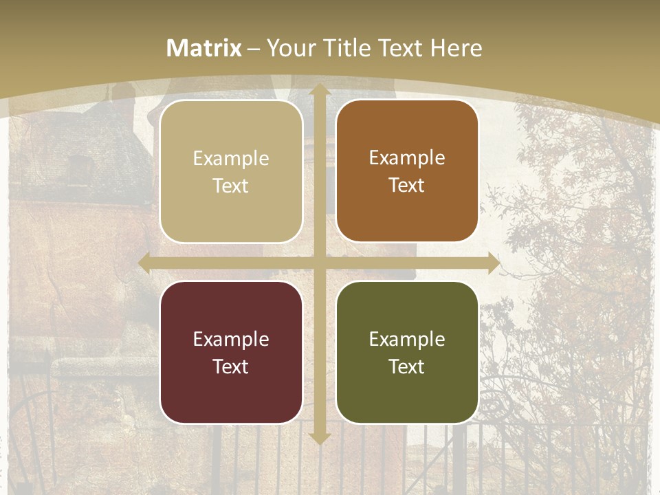 Landmark Fortress Fort PowerPoint Template