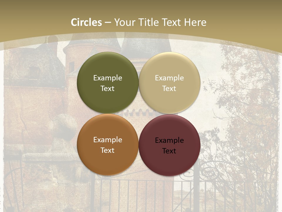 Landmark Fortress Fort PowerPoint Template