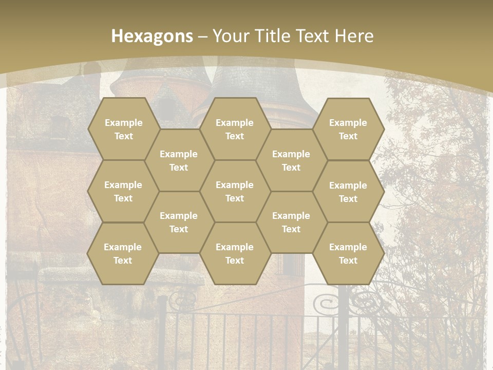 Landmark Fortress Fort PowerPoint Template