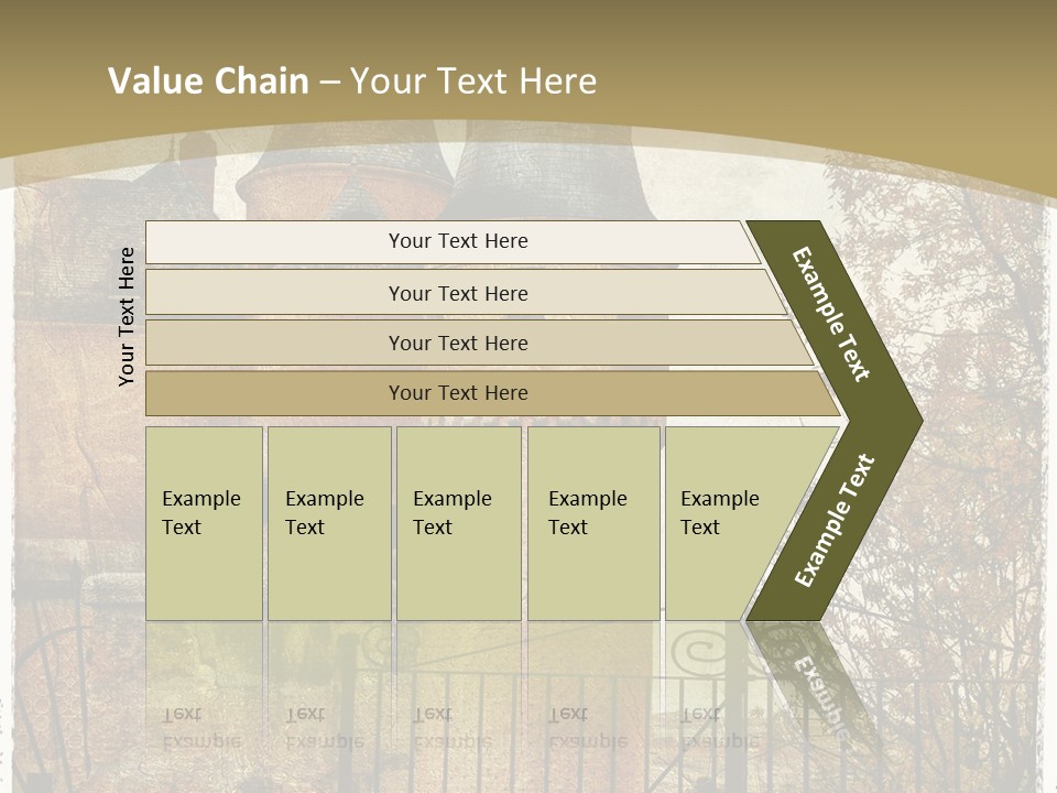 Landmark Fortress Fort PowerPoint Template