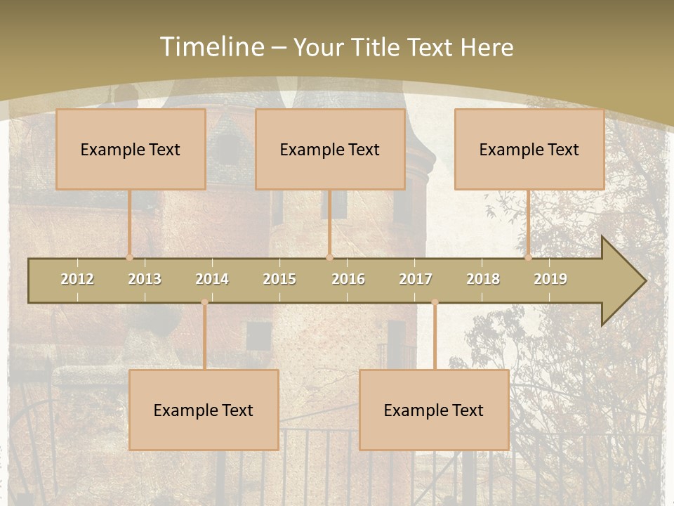 Landmark Fortress Fort PowerPoint Template