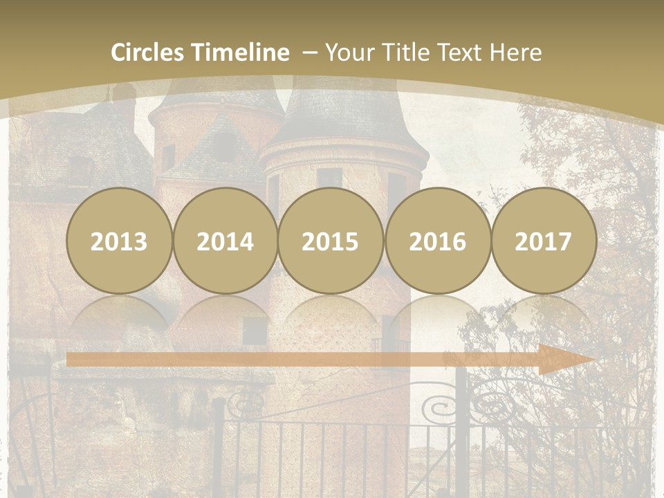 Landmark Fortress Fort PowerPoint Template