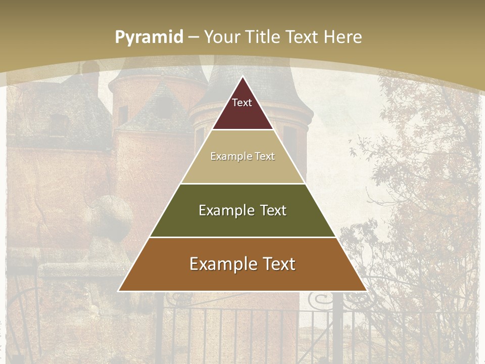 Landmark Fortress Fort PowerPoint Template