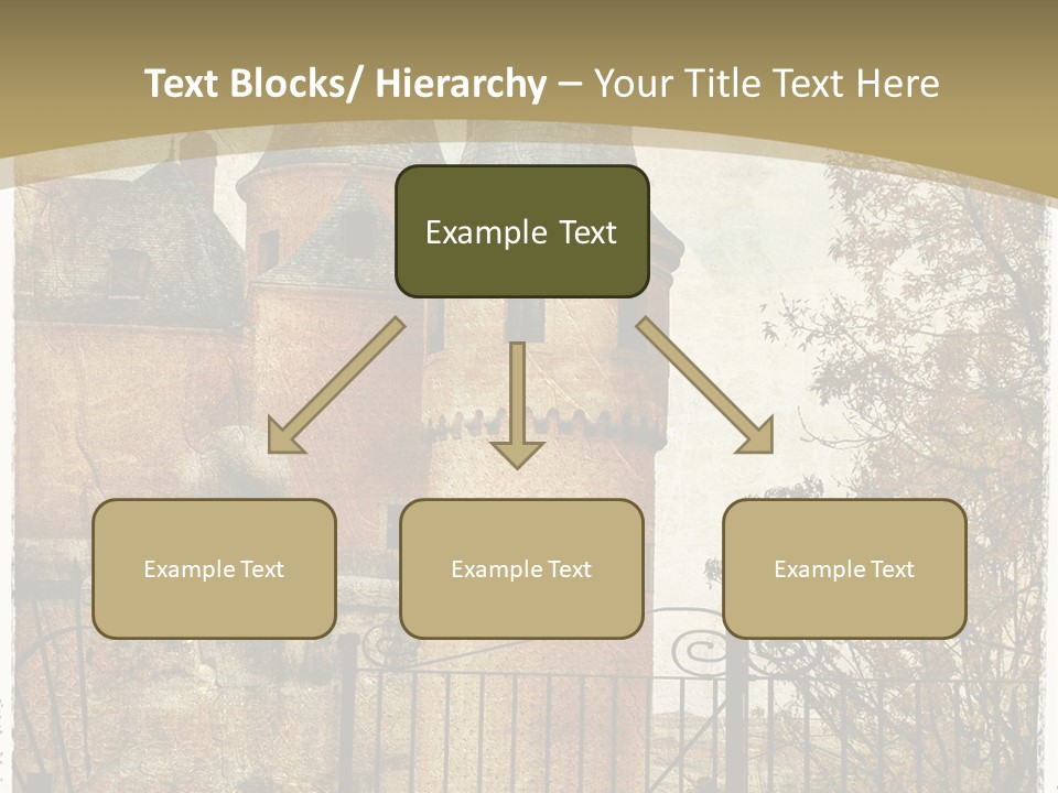 Landmark Fortress Fort PowerPoint Template