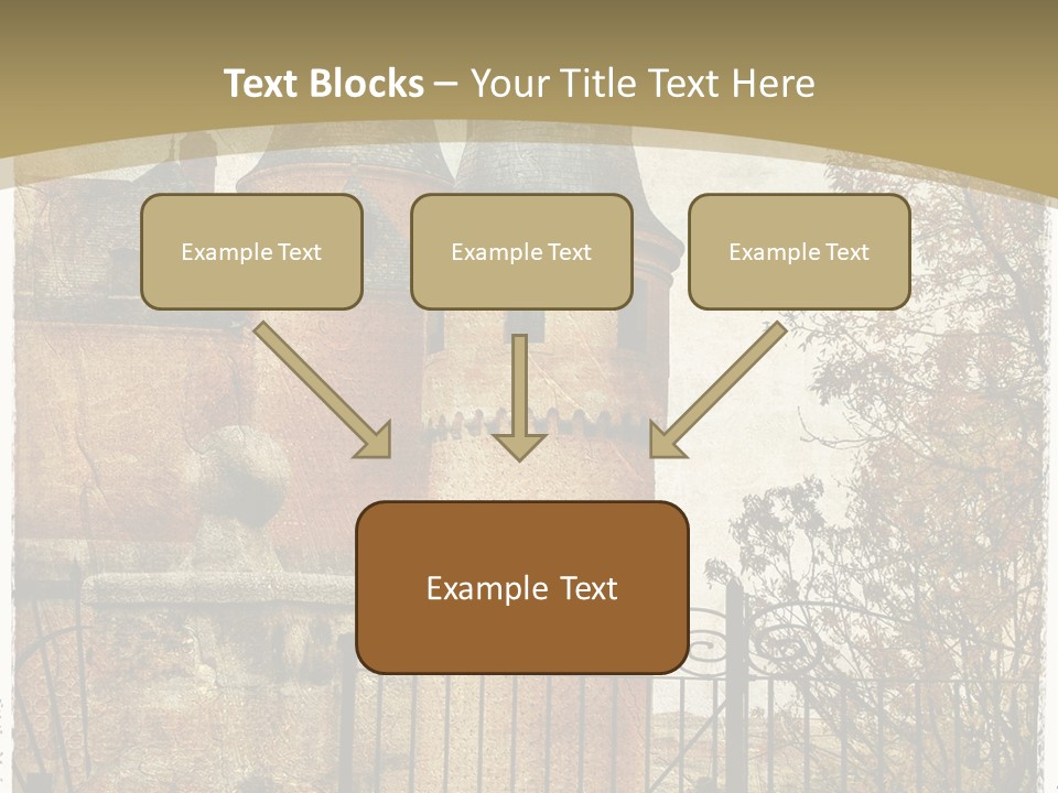 Landmark Fortress Fort PowerPoint Template