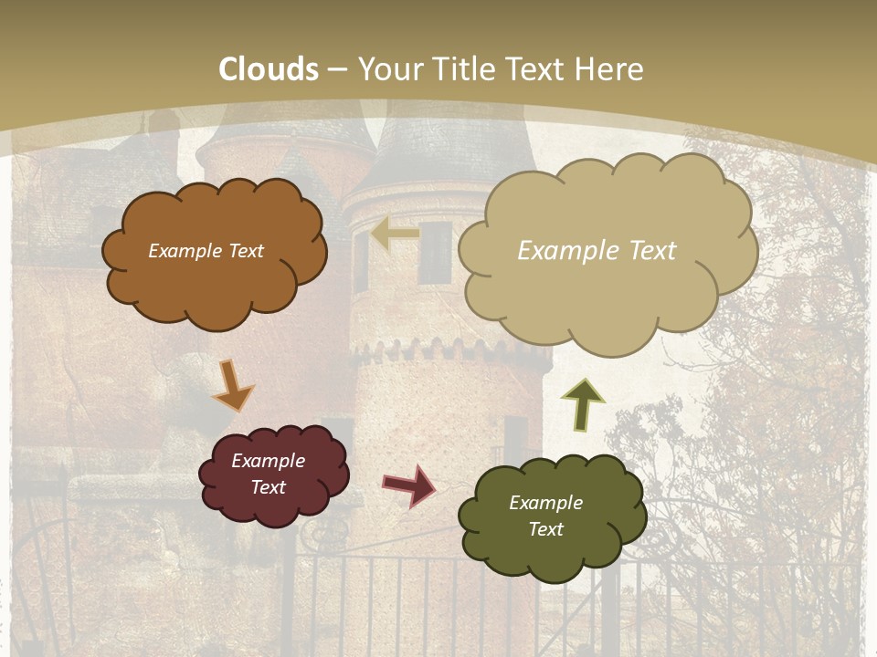Landmark Fortress Fort PowerPoint Template