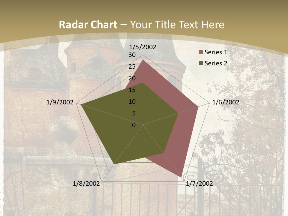 Landmark Fortress Fort PowerPoint Template