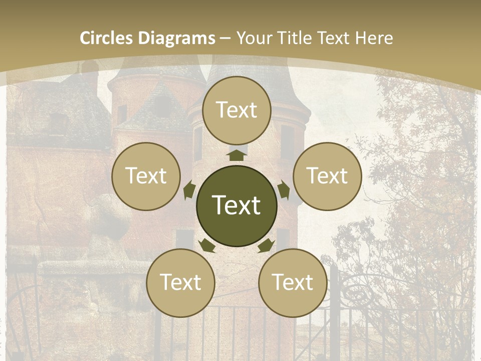 Landmark Fortress Fort PowerPoint Template