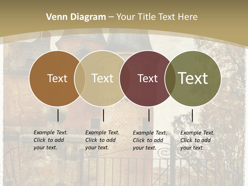 Landmark Fortress Fort PowerPoint Template