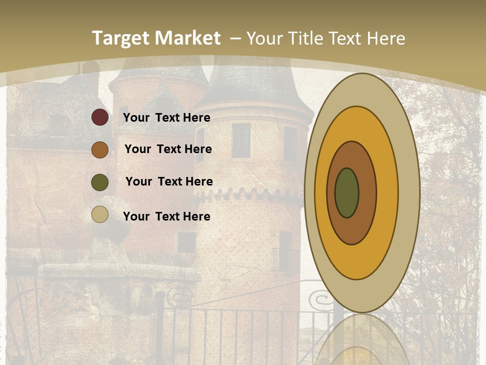 Landmark Fortress Fort PowerPoint Template