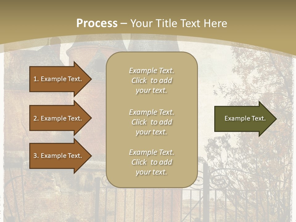 Landmark Fortress Fort PowerPoint Template