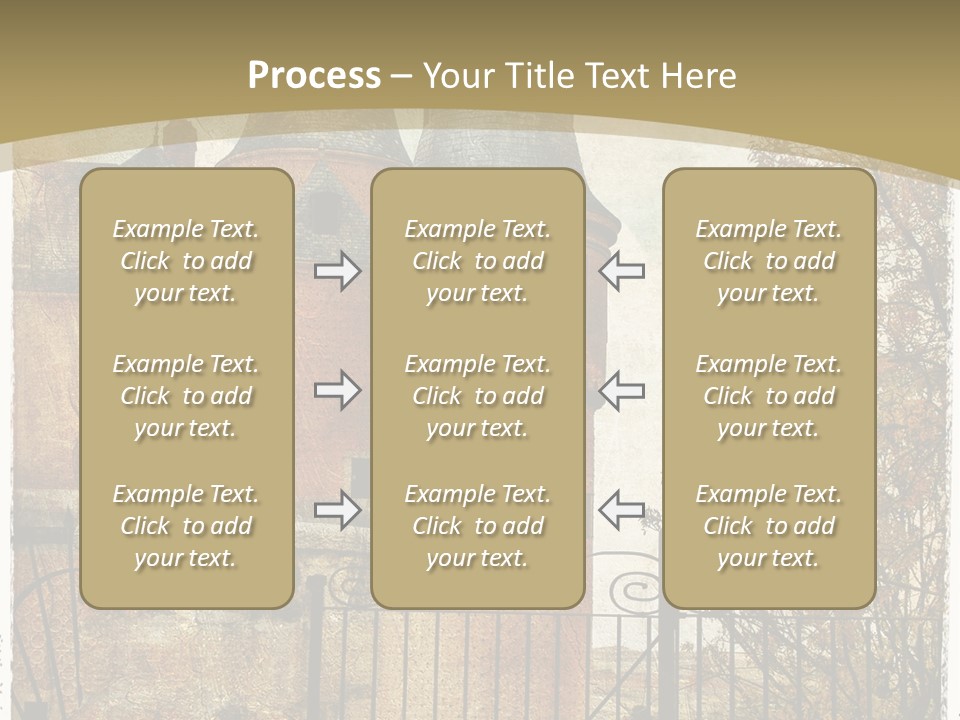 Landmark Fortress Fort PowerPoint Template