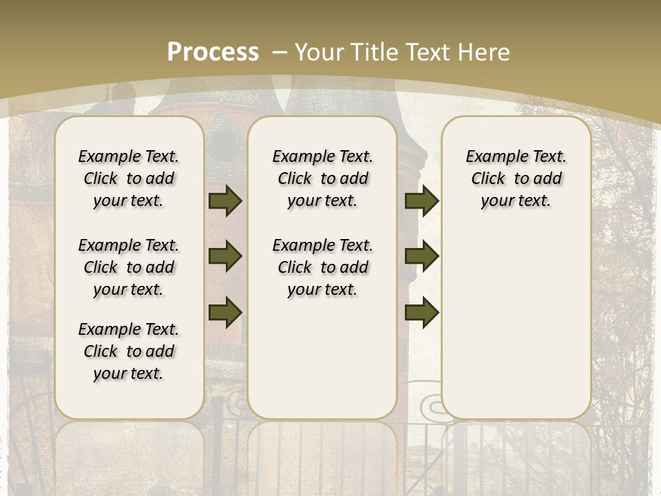 Landmark Fortress Fort PowerPoint Template