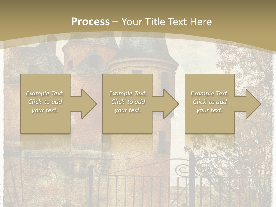 Landmark Fortress Fort PowerPoint Template