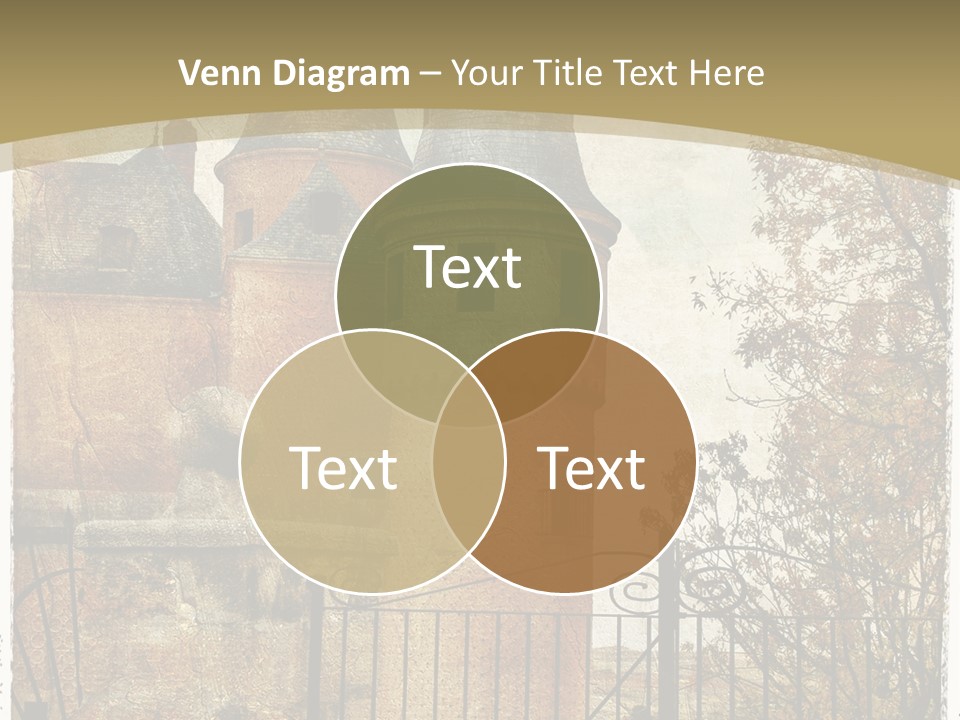 Landmark Fortress Fort PowerPoint Template