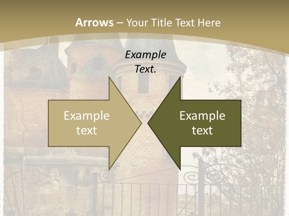 Landmark Fortress Fort PowerPoint Template