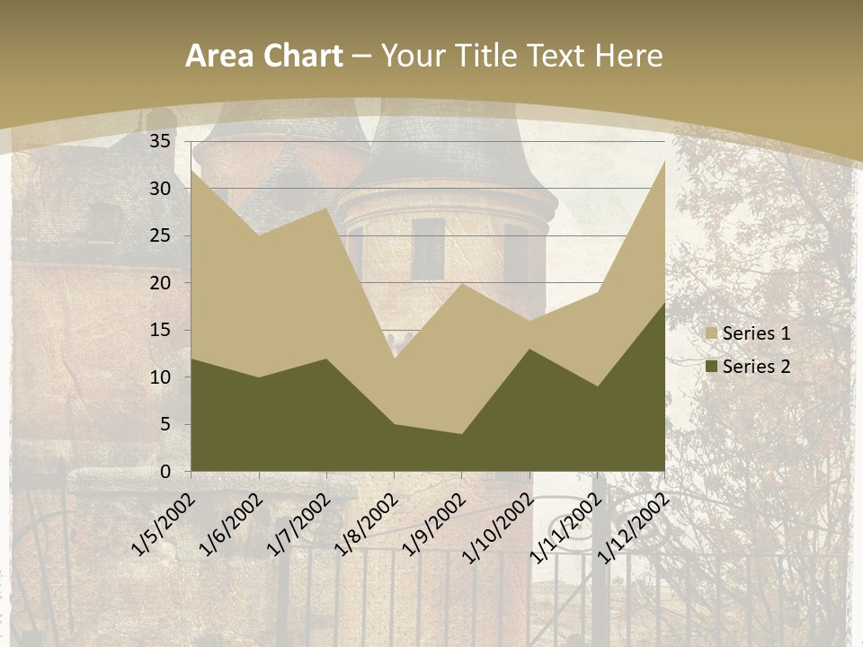 Landmark Fortress Fort PowerPoint Template