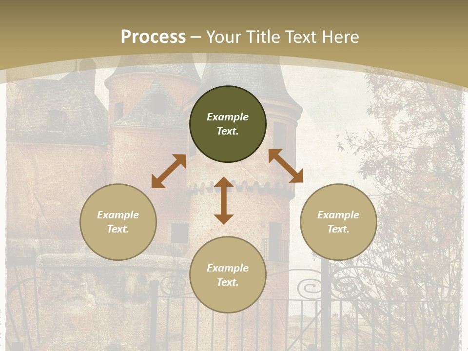 Landmark Fortress Fort PowerPoint Template