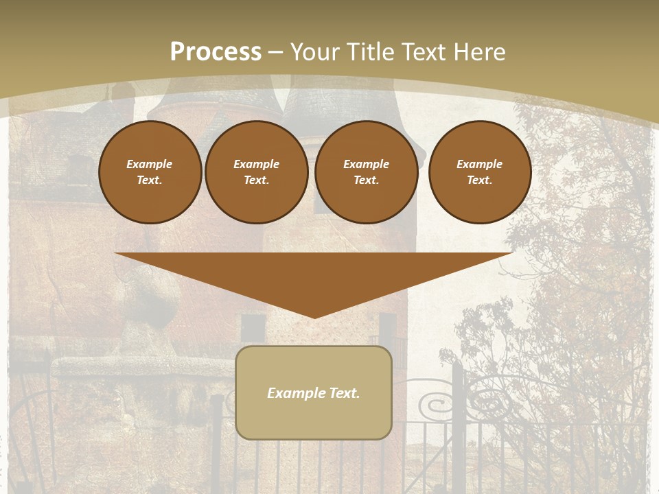 Landmark Fortress Fort PowerPoint Template