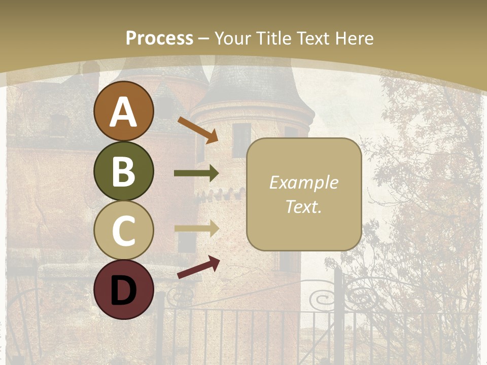 Landmark Fortress Fort PowerPoint Template