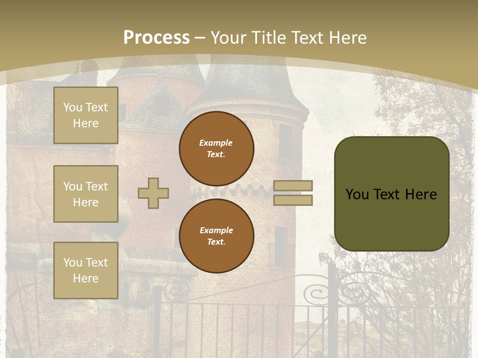 Landmark Fortress Fort PowerPoint Template