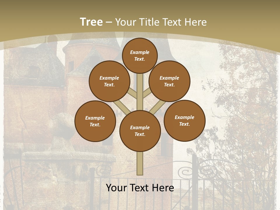 Landmark Fortress Fort PowerPoint Template