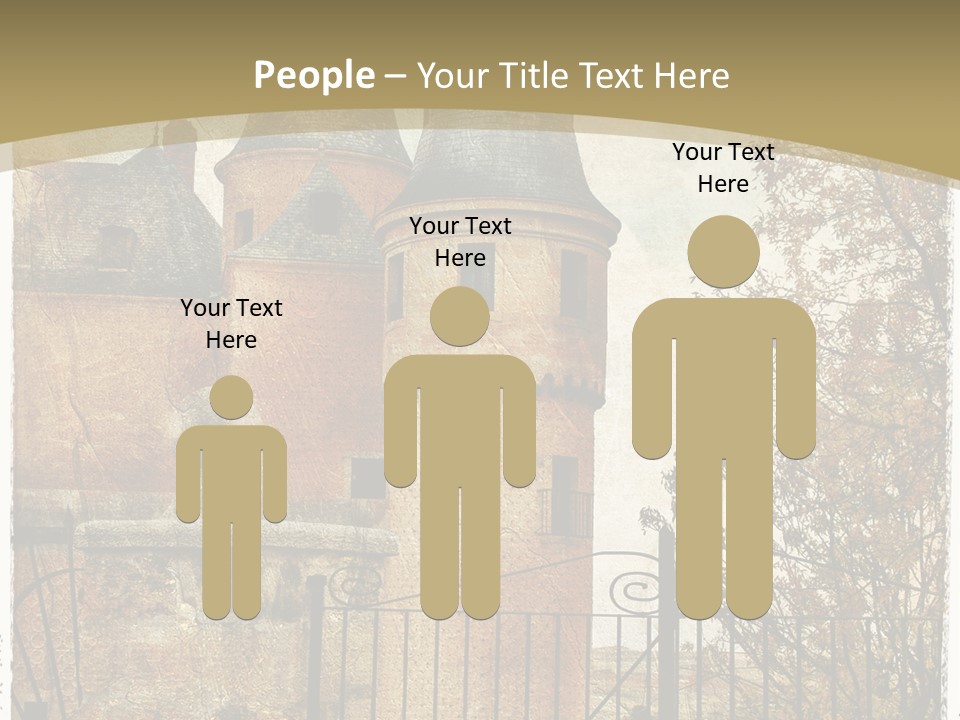 Landmark Fortress Fort PowerPoint Template