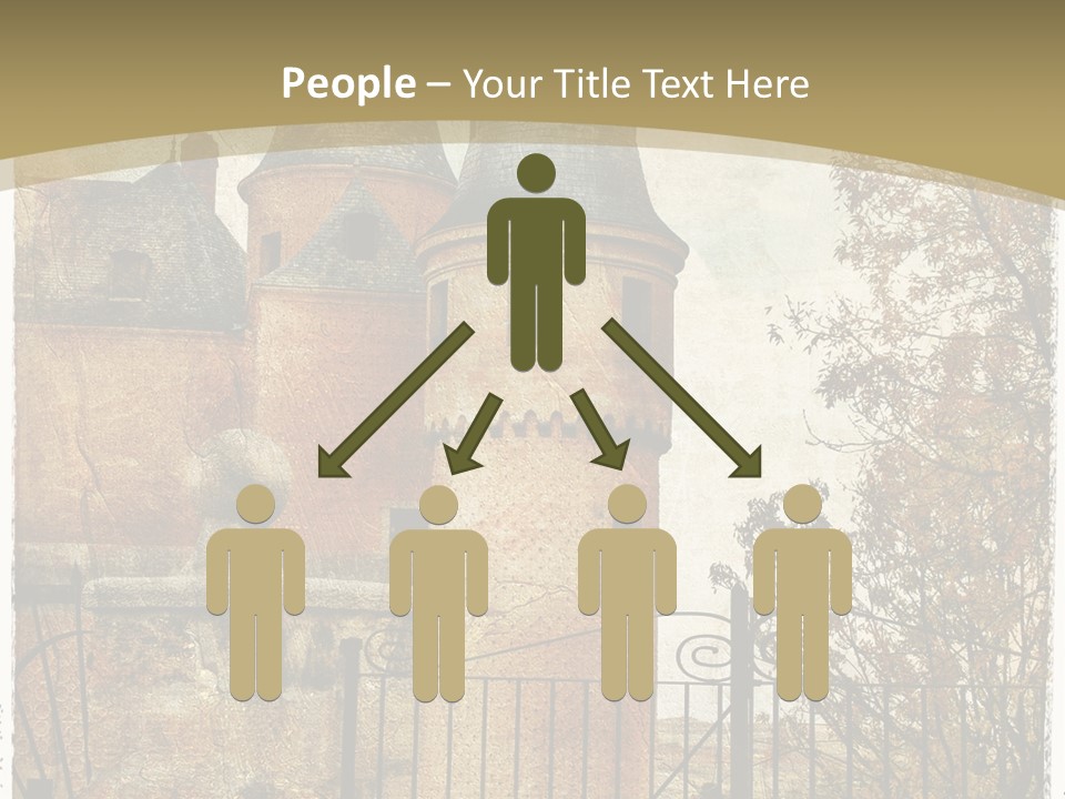 Landmark Fortress Fort PowerPoint Template