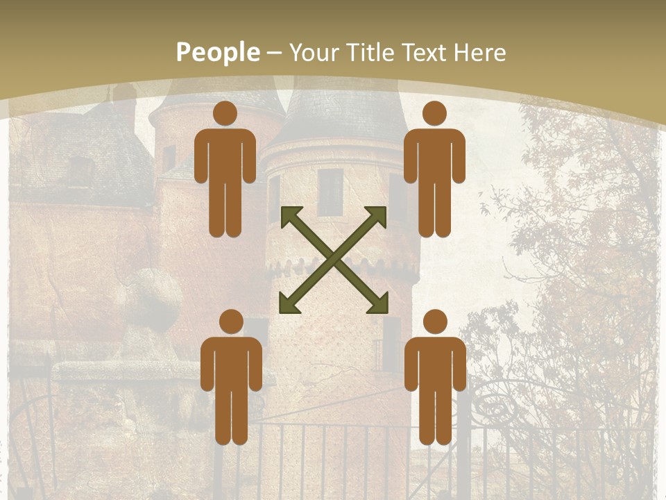 Landmark Fortress Fort PowerPoint Template