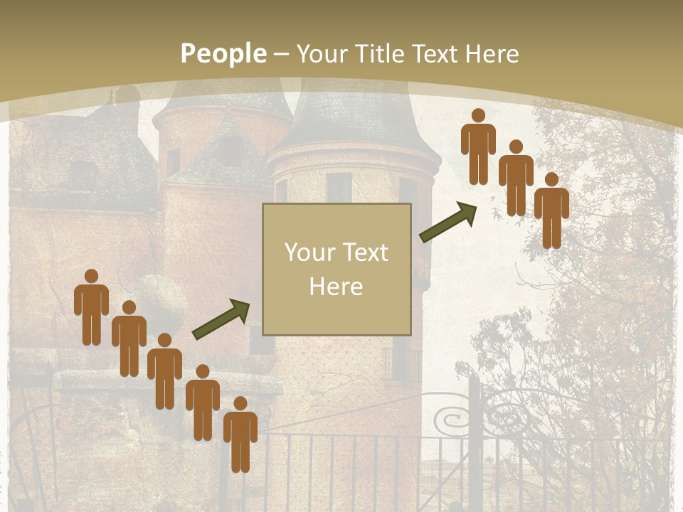 Landmark Fortress Fort PowerPoint Template