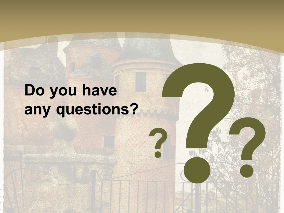 Landmark Fortress Fort PowerPoint Template