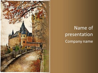 Stronghold Fortress Tower PowerPoint Template