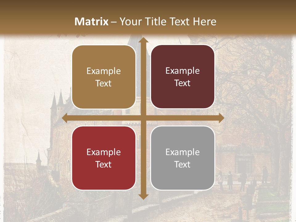 Stronghold Fortress Tower PowerPoint Template