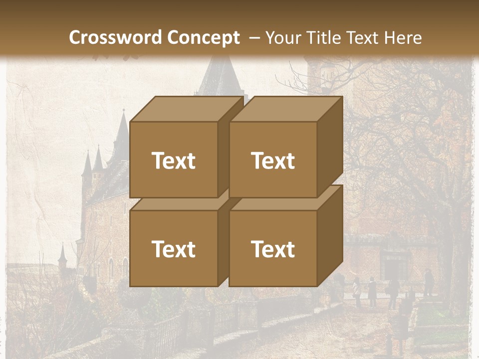 Stronghold Fortress Tower PowerPoint Template