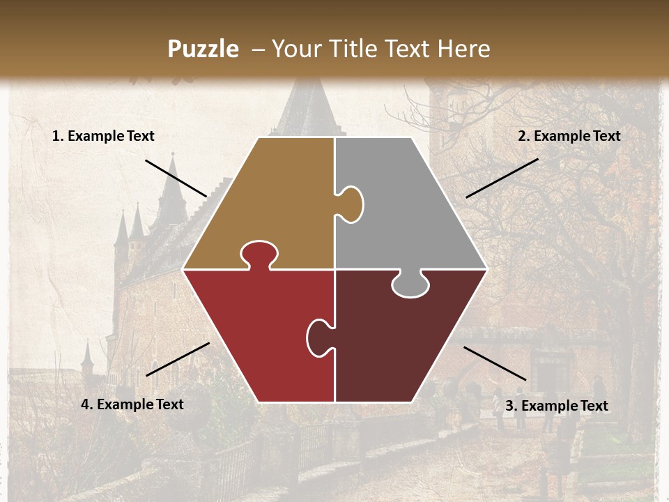 Stronghold Fortress Tower PowerPoint Template