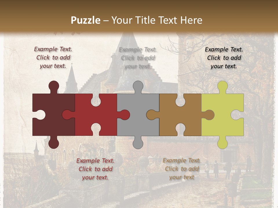 Stronghold Fortress Tower PowerPoint Template