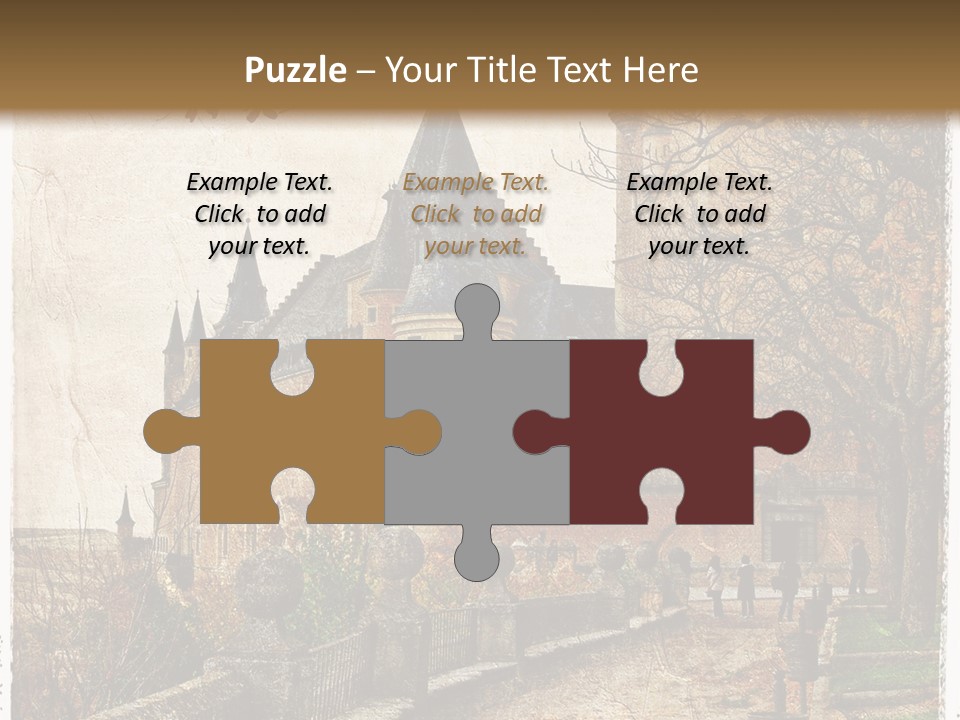 Stronghold Fortress Tower PowerPoint Template