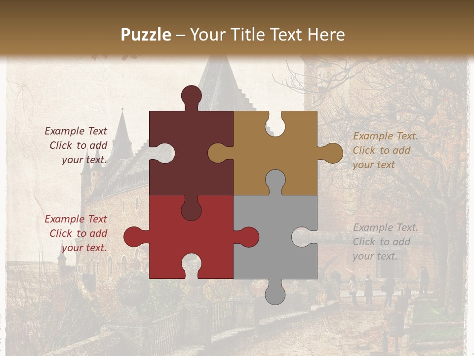 Stronghold Fortress Tower PowerPoint Template