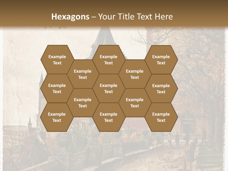 Stronghold Fortress Tower PowerPoint Template