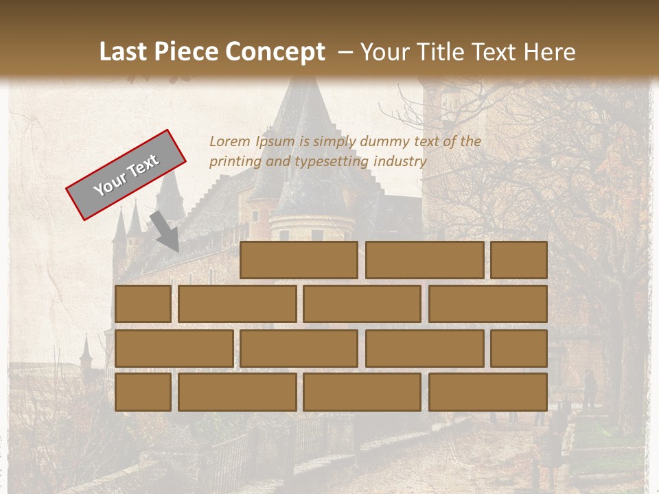 Stronghold Fortress Tower PowerPoint Template