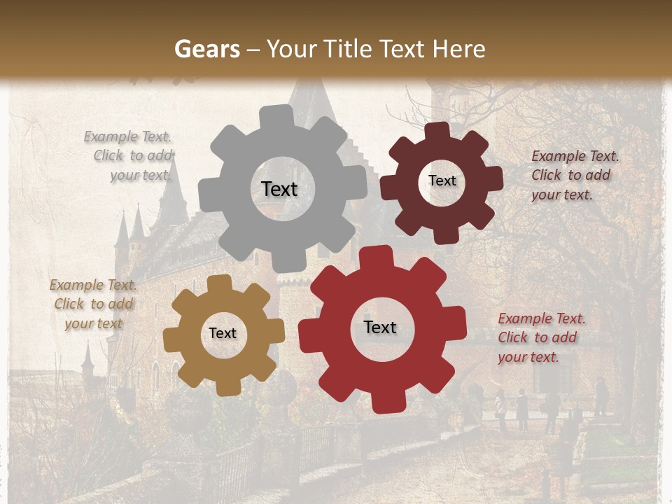 Stronghold Fortress Tower PowerPoint Template