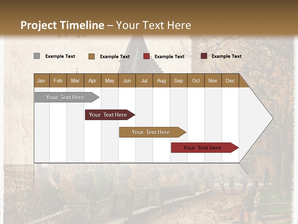 Stronghold Fortress Tower PowerPoint Template