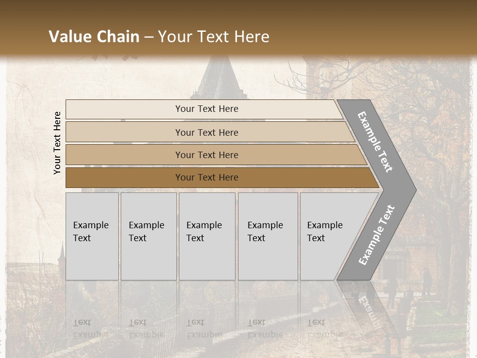 Stronghold Fortress Tower PowerPoint Template