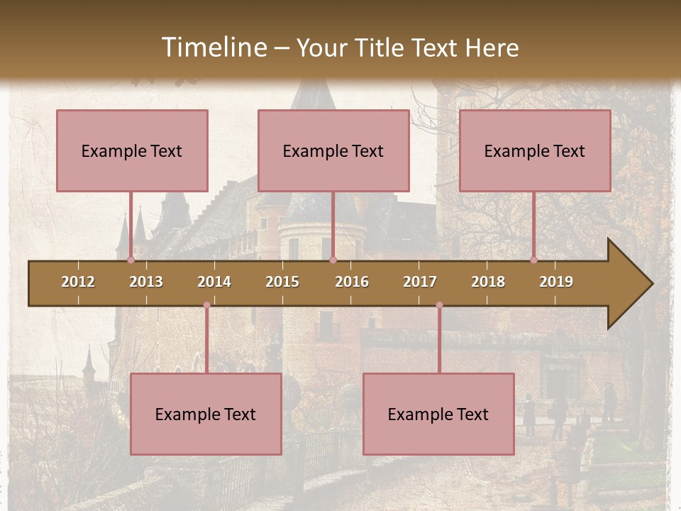 Stronghold Fortress Tower PowerPoint Template
