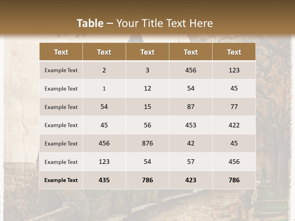 Stronghold Fortress Tower PowerPoint Template