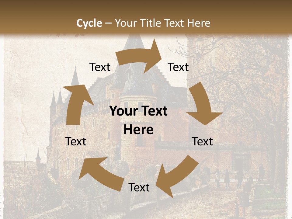 Stronghold Fortress Tower PowerPoint Template