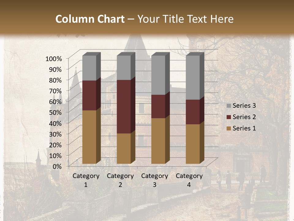 Stronghold Fortress Tower PowerPoint Template