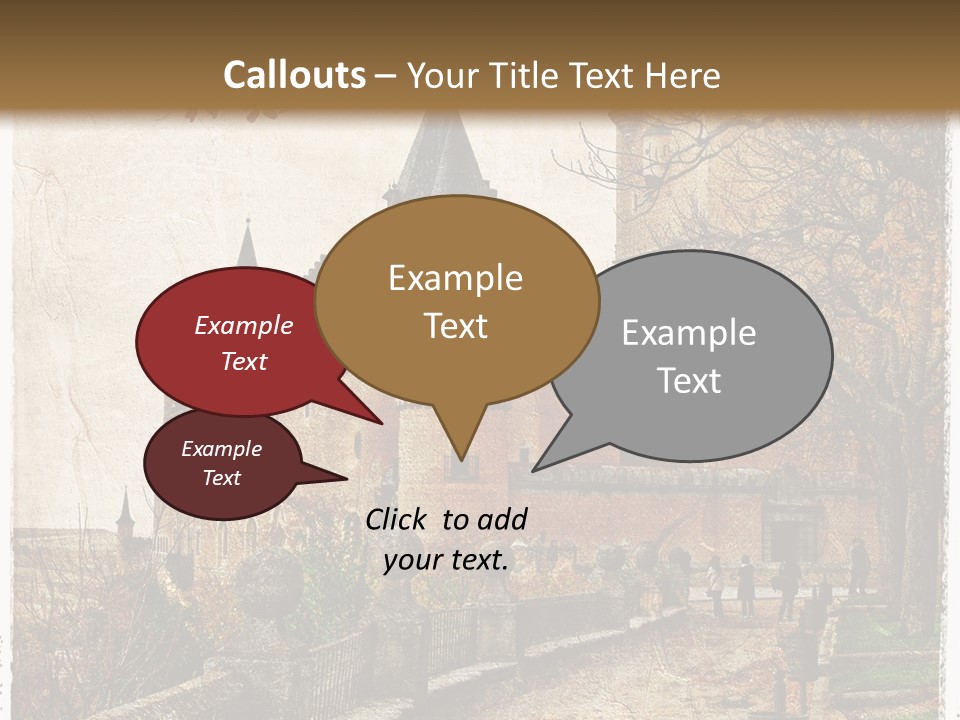 Stronghold Fortress Tower PowerPoint Template